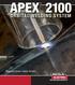 APEX 2100 ORBITAL WELDING SYSTEM. Designed Smart. Made Simple.