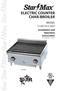 ELECTRIC COUNTER CHAR-BROILER