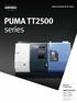 PUMA TT2500 series. series. Multi-Axis Turning Center PUMA TT2500S PUMA TT2500MS PUMA TT2500SY. ver. EN SU