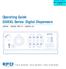 Operating Guide 2000XL Series Digital Dispensers