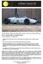 The Ex-Works, Chequered Flag, Mike Parkes, John Davy Trophy Winning 1961 Gemini Mk3A Formula Junior Chassis Number: FJ Mk3/2/61