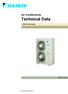Air Conditioning. Technical Data. VRVIII-S heat pump EEDEN13-200_2 RXYSQ-P8V1