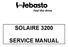 SOLAIRE 3200 SERVICE MANUAL