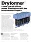 Dryformer. a new type of oil-free power transformer with low environmental impact