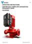 1/36 OPERATING INSTRUCTIONS CENTRIFUGAL PUMPS WITH INTEGRATED FREQUENCY DRIVE VS-SERIES