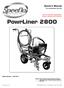 PowrLiner Owner s Manual. Do not use this equipment before reading this manual! For professional use only. Model Number