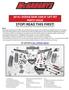2014+ DODGE RAM LIFT KIT PART# STOP! READ THIS FIRST!
