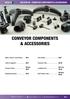 CONVEYOR COMPONENTS & ACCESSORIES