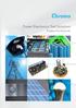 Power Electronics Test Solutions. Product Quick Guide