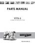 PARTS MANUAL P For Models: M773LW3 and NL773LW3.
