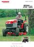 compact tractor EF200 Series 27PS - 35PS > < > < > < Call for Yanmar solutions