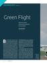 Green Flight. technology ENERGY y. Study encourages biokerosene production for civil aviation