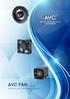 ASIA VITAL COMPONENTS CO., LTD.  AVC FAN. Ver Activate your Ventilation Channel