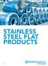 STAINLESS STEEL FLAT PRODUCTS