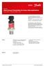 OEM Pressure Transmitters for heavy-duty applications Type MBS 1200 and MBS 1250