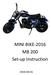MINI BIKE-2016 MB 200 Set-up Instruction