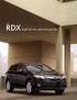 RDX Built for the size of your life