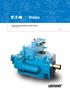 Hydrokraft Transmission Piston Pumps Technical Catalog TVW