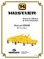 OPERATOR S MANUAL & PARTS DRAWINGS HUSTLER FLEX DECK. PO Box 7000 Hesston, Kansas /19/