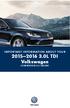 IMPORTANT INFORMATION ABOUT YOUR L TDI Volkswagen GENERATION 2.2 ENGINE