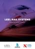 LEEL RAIL SYSTEMS. LEEL Electricals JANKA ENGINEERING