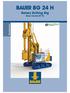 PremiumLine. BAUER BG 24 H Rotary Drilling Rig Base Carrier BT 75