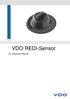 VDO REDI-Sensor. Installation Manual