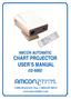 AMCON AUTOMATIC CHART PROJECTOR USER S MANUAL EQ-6002