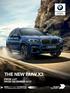 The Ultimate Driving Machine THE NEW BMW X3. PRICE LIST. FROM DECEMBER BMW EFFICIENTDYNAMICS. LESS EMISSIONS. MORE DRIVING PLEASURE.
