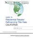 GUIDE TO Residential Resale/ Refinancing Title Fees CALIFORNIA