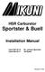 HSR Carburetor Sportster & Buell. Installation Manual. Revised 7/5/00