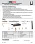 General Guidelines. Parts. Motorcycle Wheel Balancer & Truing Stand Instructions for Part # BW-WB-30. Tools Required