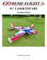 91 LASER EXP ARF. Assembly Manual. Copyright 2017 Extreme Flight