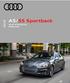 A5/S5 Sportback. Audi of America Media Kit