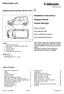 Water heater unit. Installation instructions. Peugeot Partner. Citroen Berlingo. Supplementary heating Thermo Top C. Table of Contents.