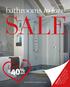 SALE. bathrooms to love. Love it... OFF TO % CERAMICS, FURNITURE, much more... OPEN ME! ENCLOSURES, BATHS and much,