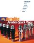 Soaring to. new heights. with innovative. performance. technology. solutions. Aviation SparkPlugs