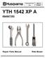 Illustrated Parts List I YTH 1542 XP A