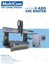 CNC ROUTER 8000 SERIES5-AXIS