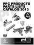 PPC PRODUCTS PARTS LISTS CATALOG 2013