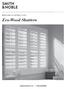MEASURING & ORDERING GUIDE. Eco-Wood Shutters. smithandnoble.com I