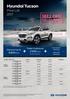 Hyundai Tucson Price List 2017