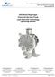 HDA Metal Diaphragm Chemical Injection Pump Leak Detection Technology Operating Manual