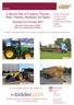 Collective Sale of Combine, Tractors, Plant, Vehicles, Machinery and Spares