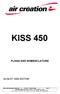 KISS 450 PLANS AND NOMENCLATURE