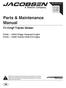 Parts & Maintenance Manual