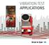 vibration test Applications