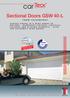 Sectional Doors GSW 40-L FROM TECKENTRUP