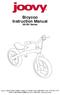 Bicycoo Instruction Manual 0015X Series