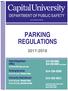 DEPARTMENT OF PUBLIC SAFETY.  PARKING REGULATIONS